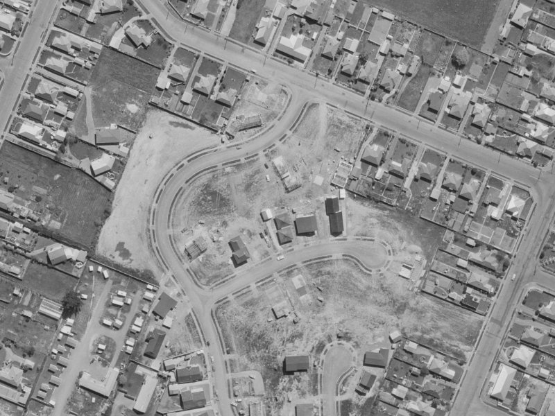 40 Delaware Crescent from the air, 1970-1974