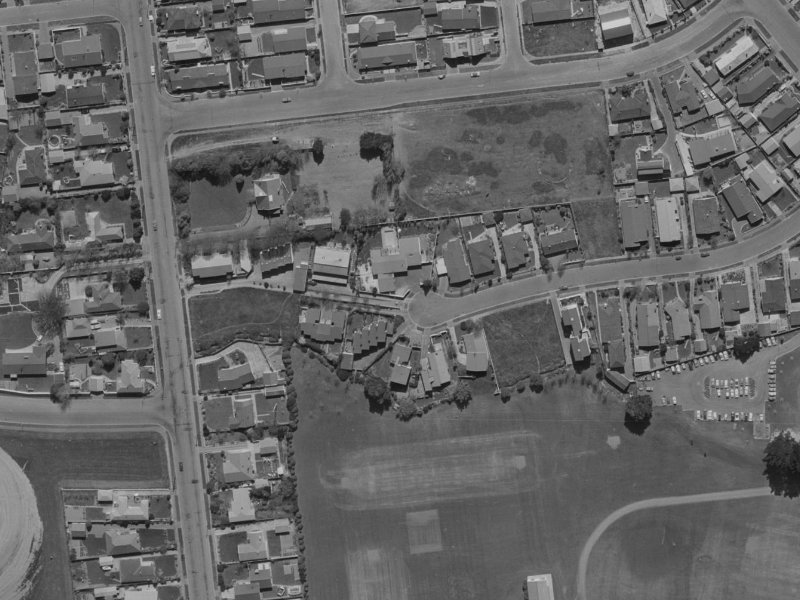 30 Newbridge Place from the air, 1970-1974