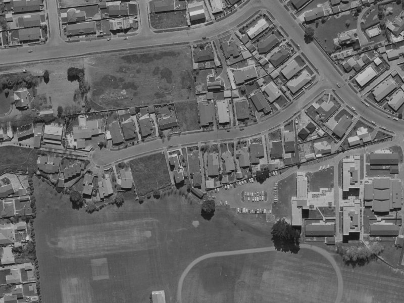 17 Newbridge Place from the air, 1970-1974