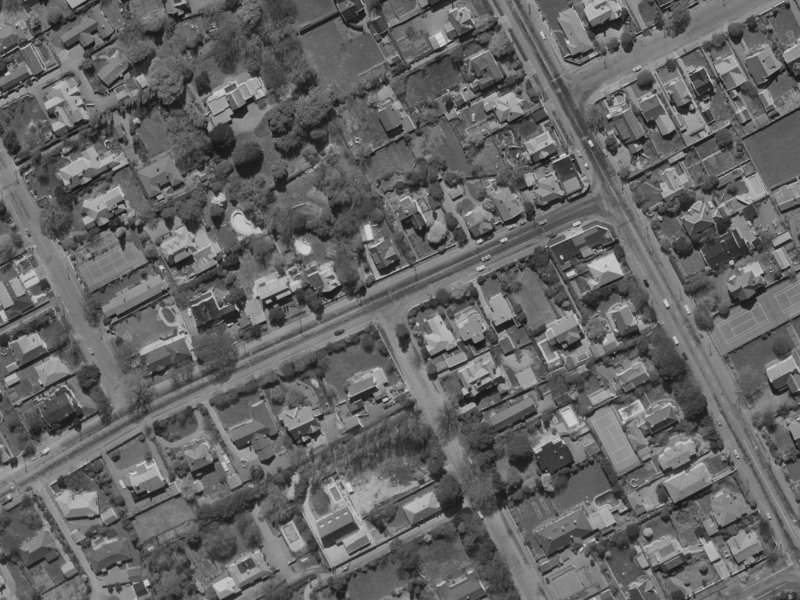 38 Holmwood Road from the air, 1970-1974