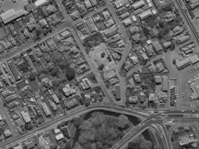 12 Shrewsbury Street from the air, 1970-1974