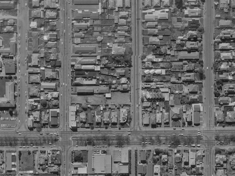 13A Sherborne Street from the air, 1970-1974