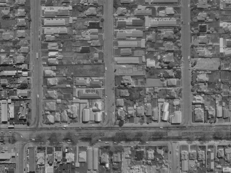15 Geraldine Street from the air, 1970-1974