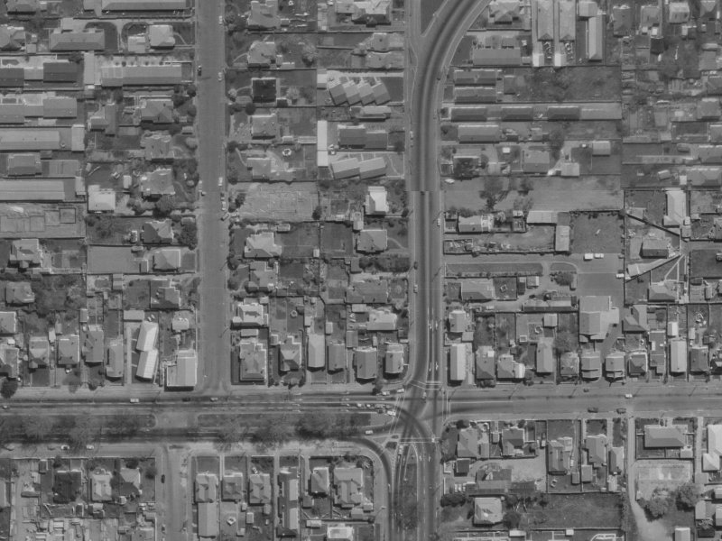 11 Whitmore Street from the air, 1970-1974