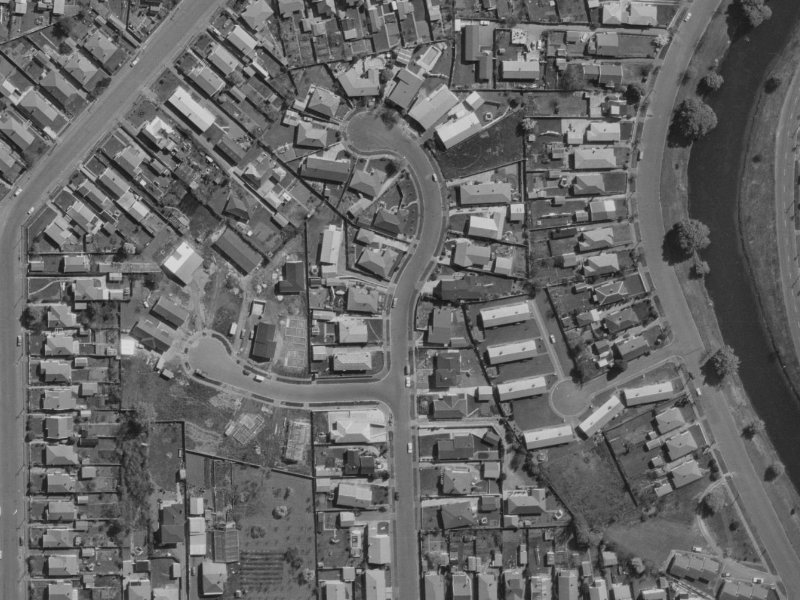 23 Silverdale Place from the air, 1970-1974