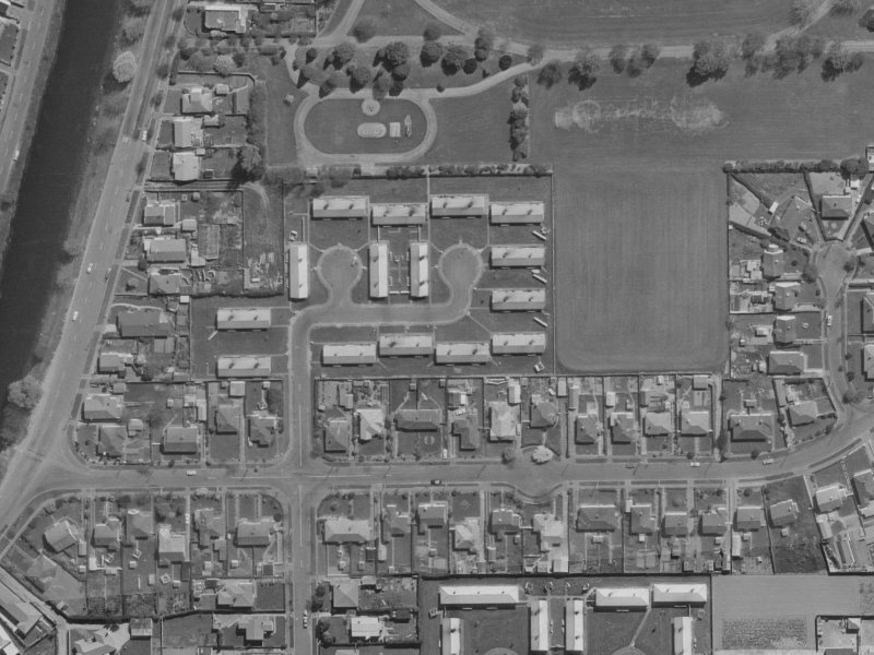 22 Mabel Howard Place from the air, 1970-1974