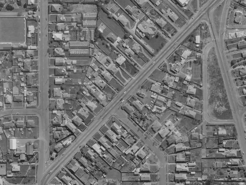25 Wainoni Road from the air, 1970-1974