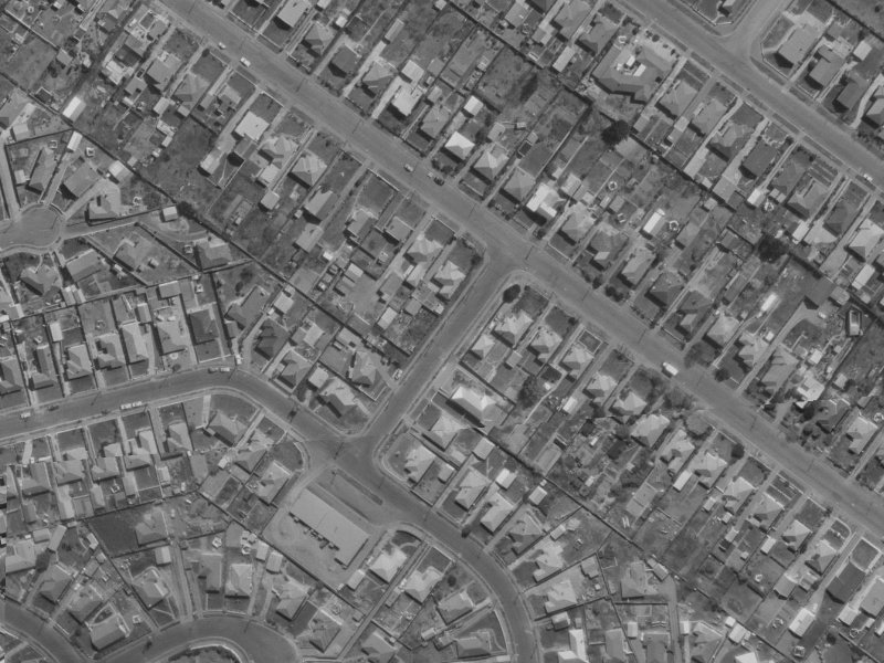 5 Huron Street from the air, 1970-1974
