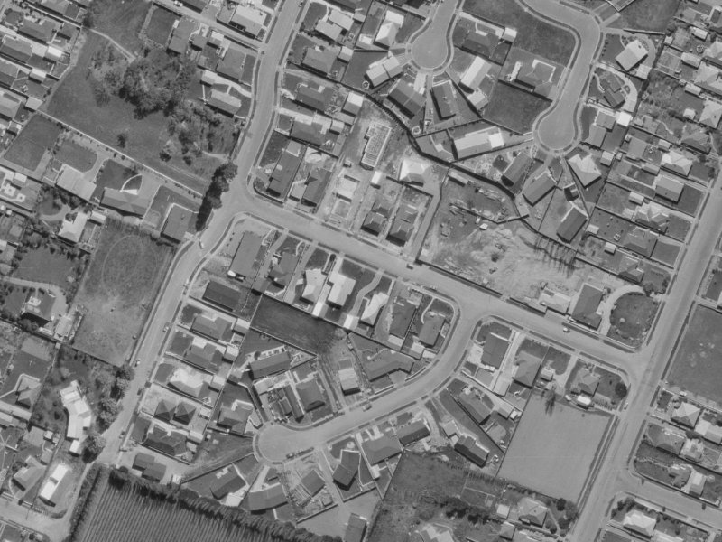 17 Talltree Avenue from the air, 1970-1974