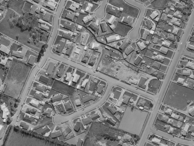 14 Talltree Avenue from the air, 1970-1974