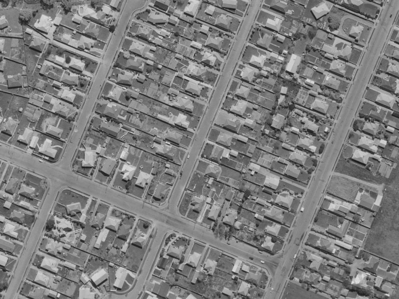 20A Tintern Avenue from the air, 1970-1974