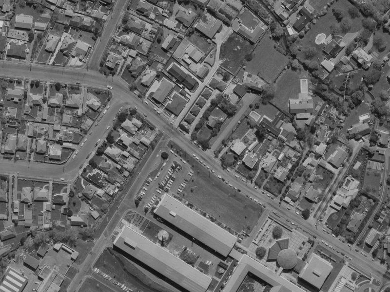 62 Creyke Road from the air, 1970-1974