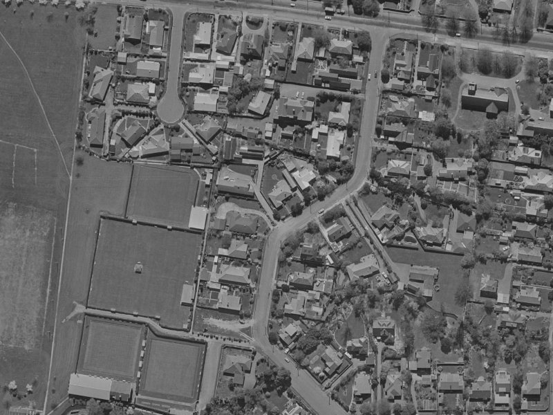 29 Makora Street from the air, 1970-1974