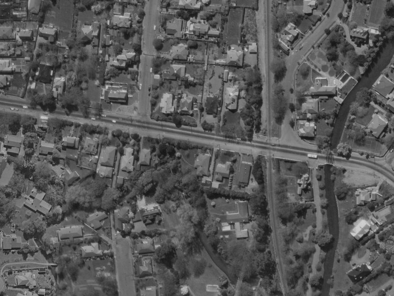 73 Fendalton Road from the air, 1970-1974