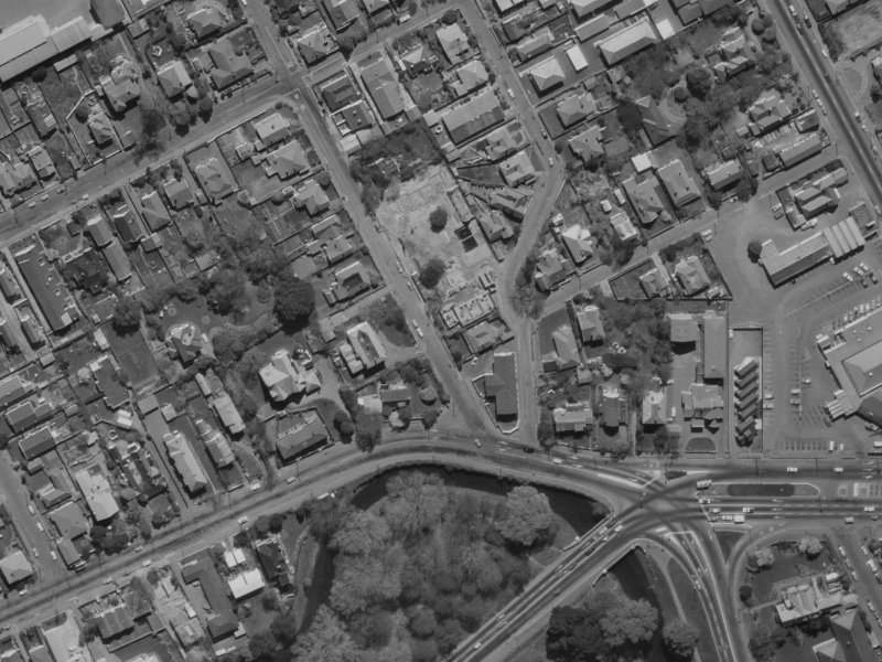 10 Shrewsbury Street from the air, 1970-1974