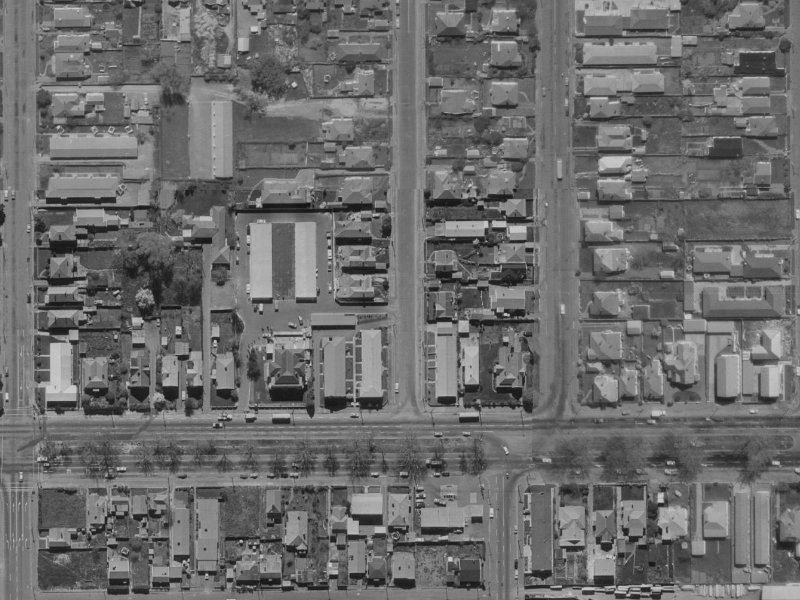 7 Packe Street from the air, 1970-1974