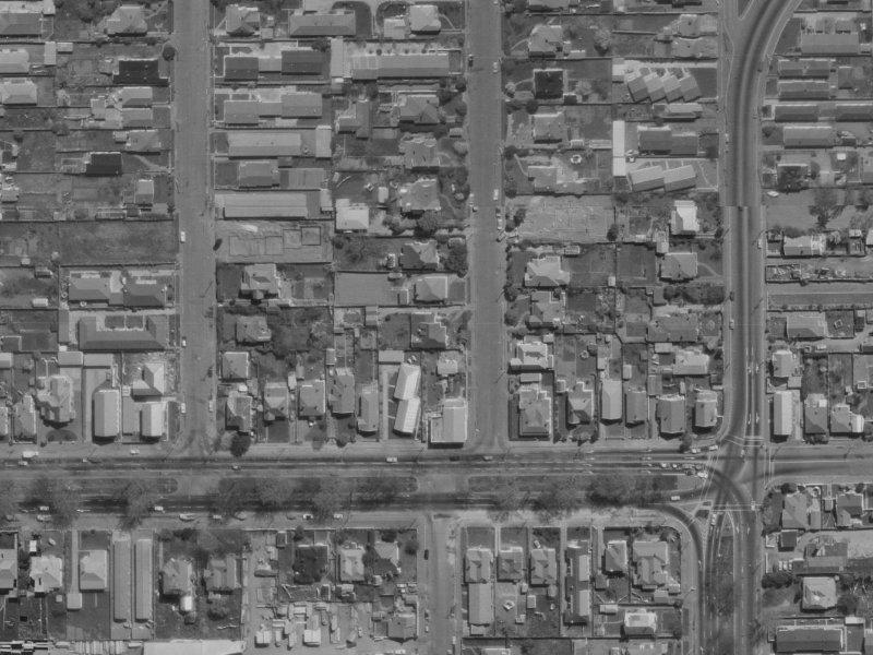 9B Champion Street from the air, 1970-1974