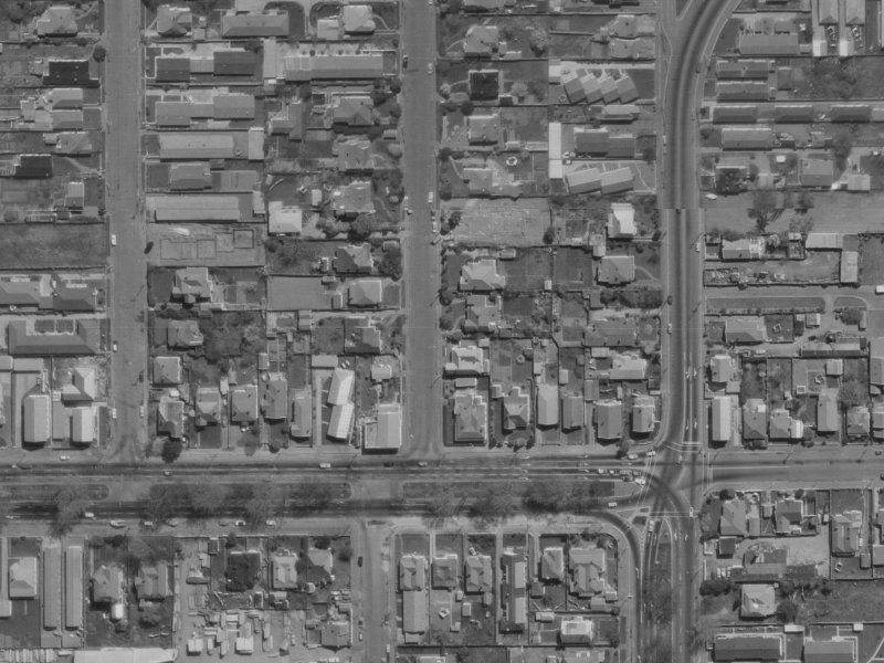 10 Champion Street from the air, 1970-1974