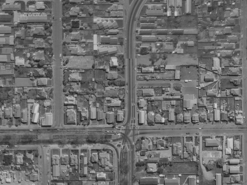 9 Whitmore Street from the air, 1970-1974