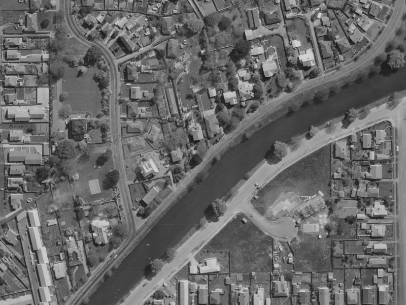 259 River Road from the air, 1970-1974