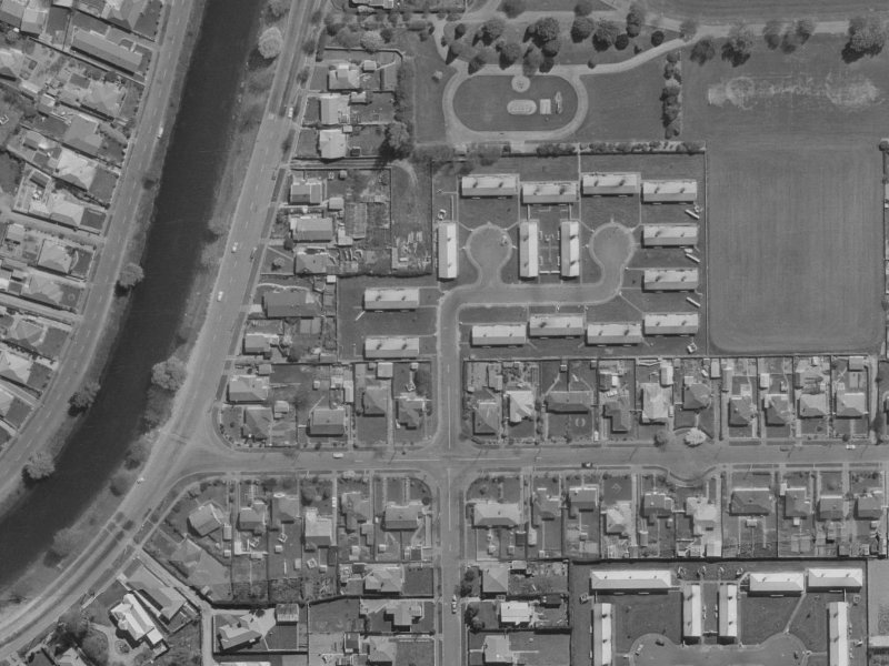 5 Mabel Howard Place from the air, 1970-1974