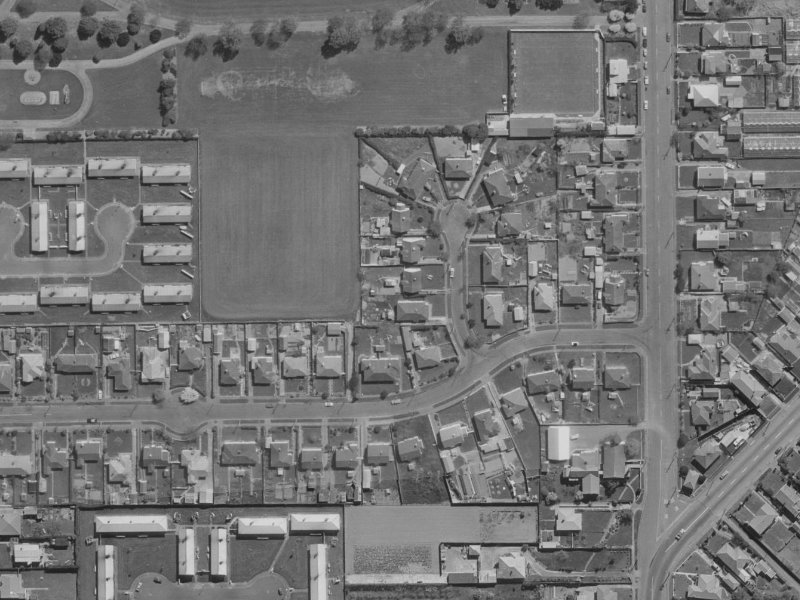 3 Braemar Place from the air, 1970-1974