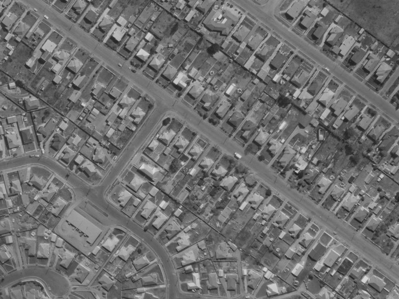 54 Ottawa Road from the air, 1970-1974