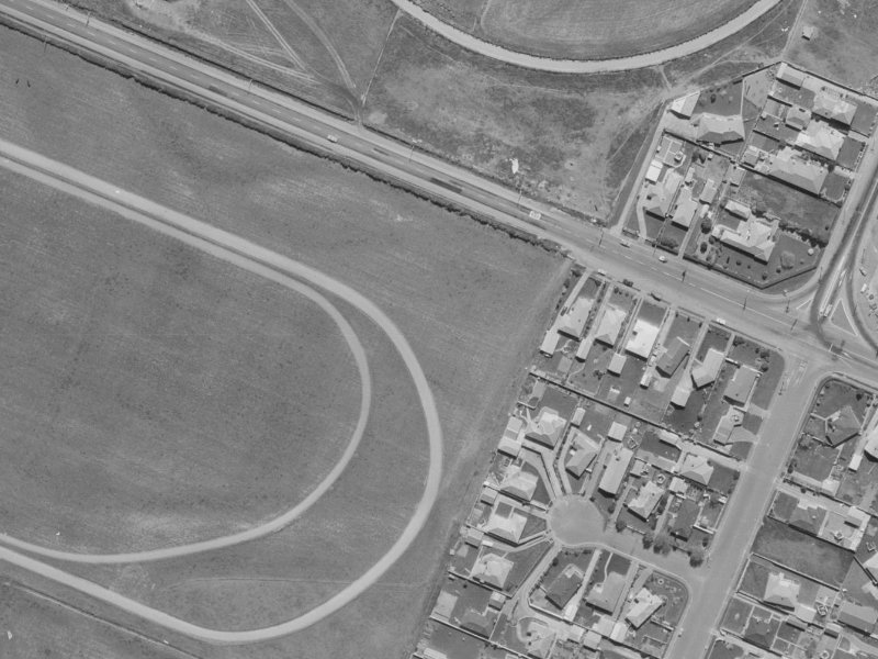 Strathcarron Place from the air, 1970-1974