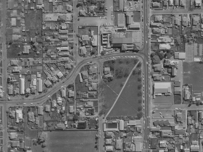 45 Pavitt Street from the air, 1970-1974