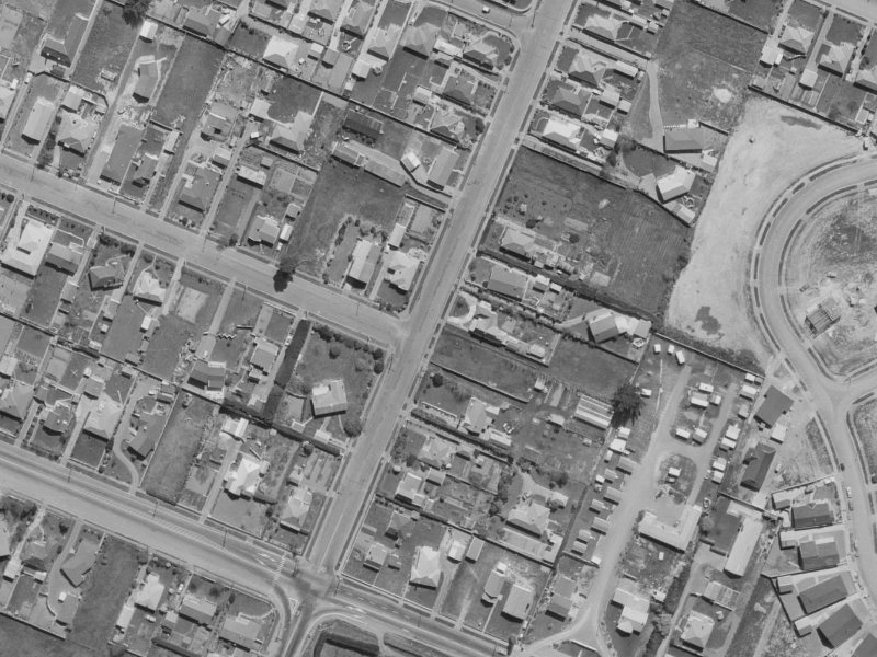 12 Fovant Street from the air, 1970-1974