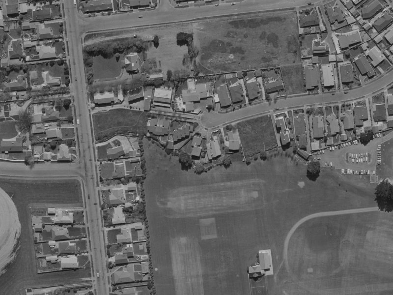 31 Newbridge Place from the air, 1970-1974