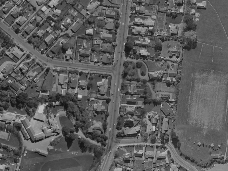 119A Clyde Road from the air, 1970-1974