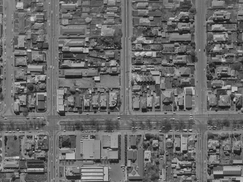 11 Sherborne Street from the air, 1970-1974