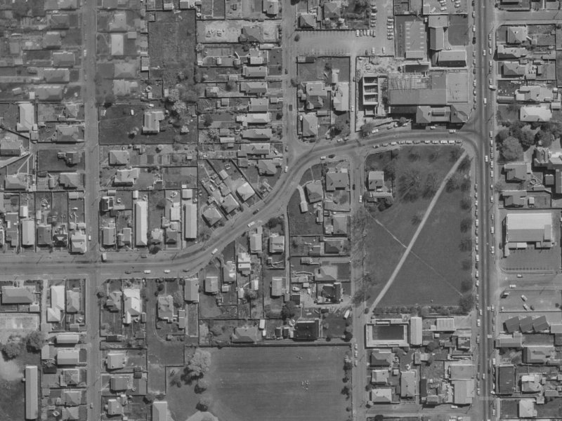 66 London Street from the air, 1970-1974