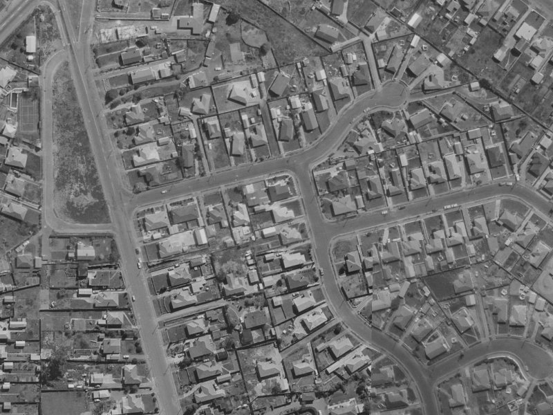 39 Niagara Street from the air, 1970-1974