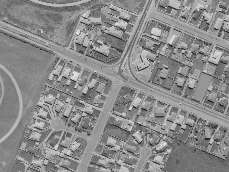 2 Masham Road from the air, 1970-1974