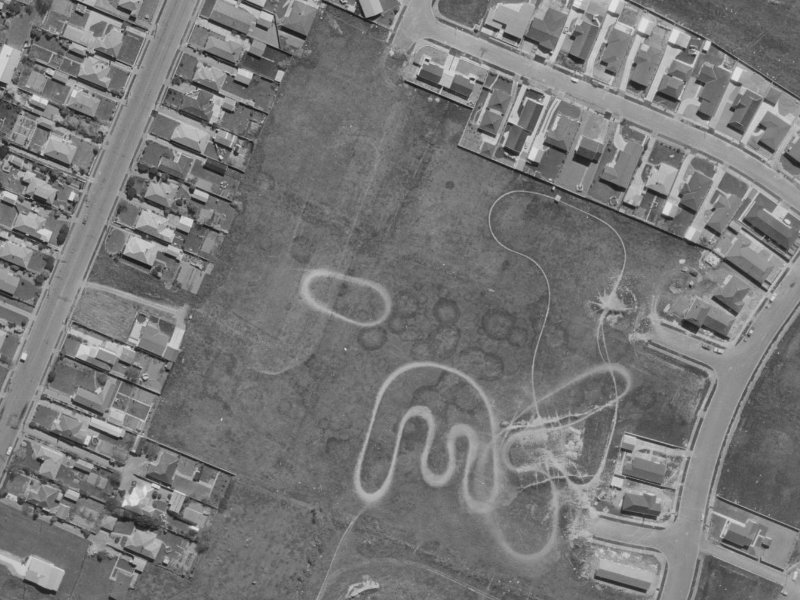 30–44 Westmont Street from the air, 1970-1974