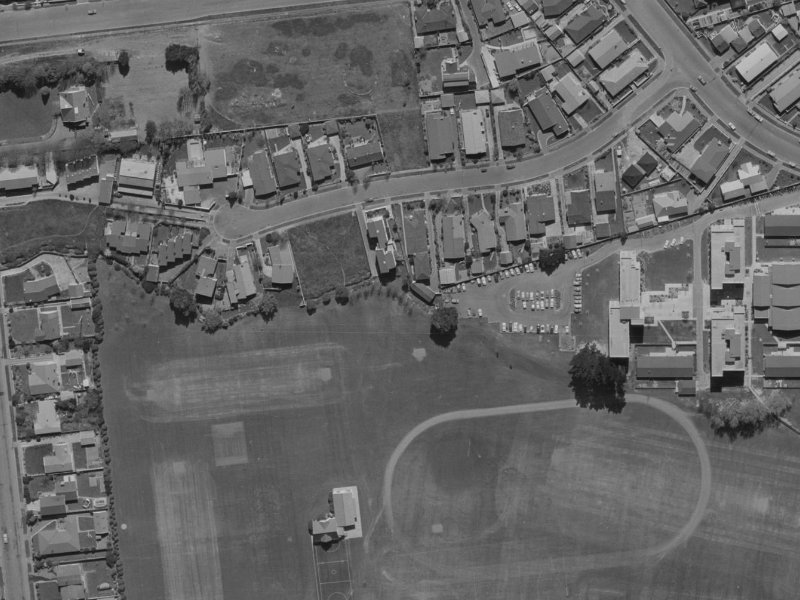 21 Newbridge Place from the air, 1970-1974