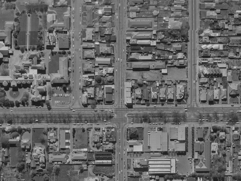924A Colombo Street from the air, 1970-1974