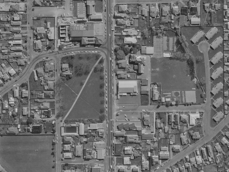 284/290 Stanmore Road from the air, 1970-1974