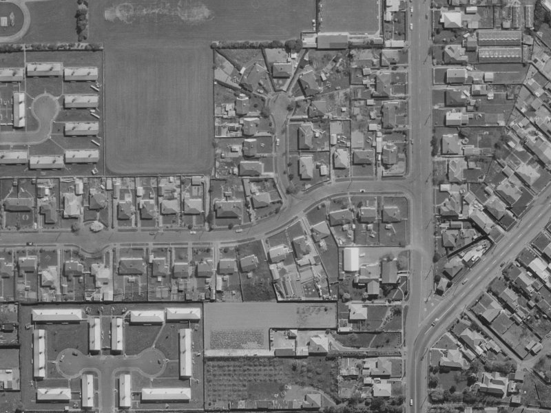 45 Torlesse Street from the air, 1970-1974