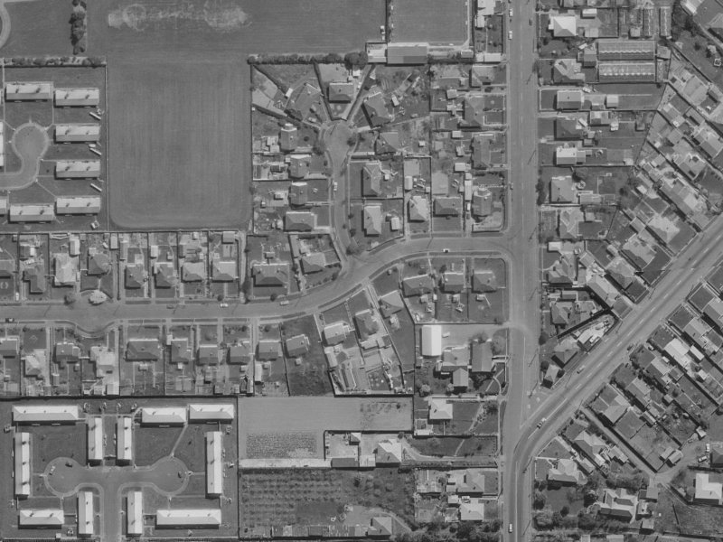 50 Torlesse Street from the air, 1970-1974