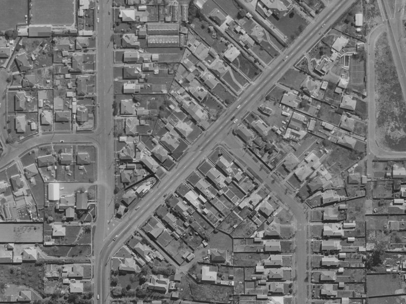 14 Wainoni Road from the air, 1970-1974
