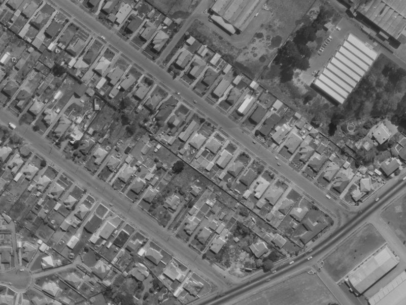 92 Bickerton Street from the air, 1970-1974