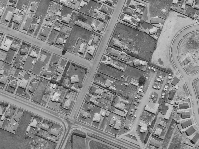 10 Fovant Street from the air, 1970-1974