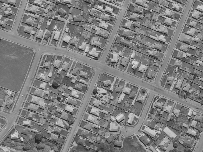 63 Balrudry Street from the air, 1970-1974