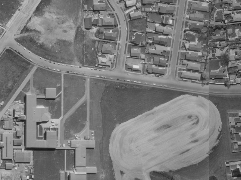 Dovedale Avenue from the air, 1970-1974