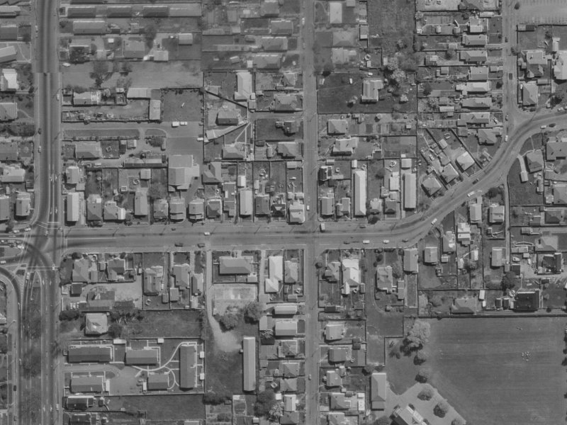 33A London Street from the air, 1970-1974