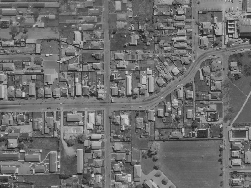 39 London Street from the air, 1970-1974