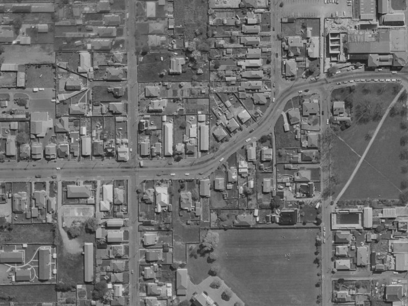 47 London Street from the air, 1970-1974